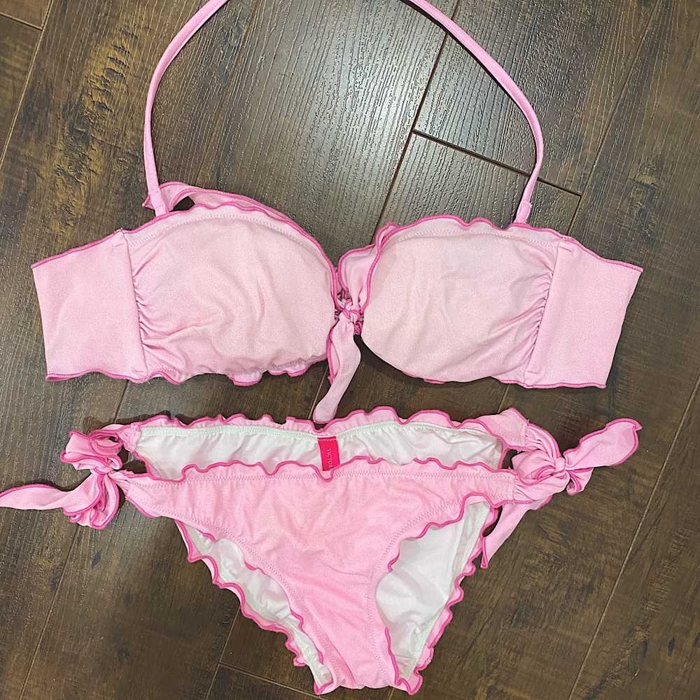 Victoria secret bandeau bathing suit